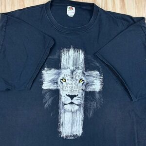 Christian T-Shirt Men's 3XL Jesus Christ Lion of Judah Revelation 5:5 Kerusso